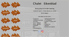 Desktop Screenshot of chaleteikenblad.be